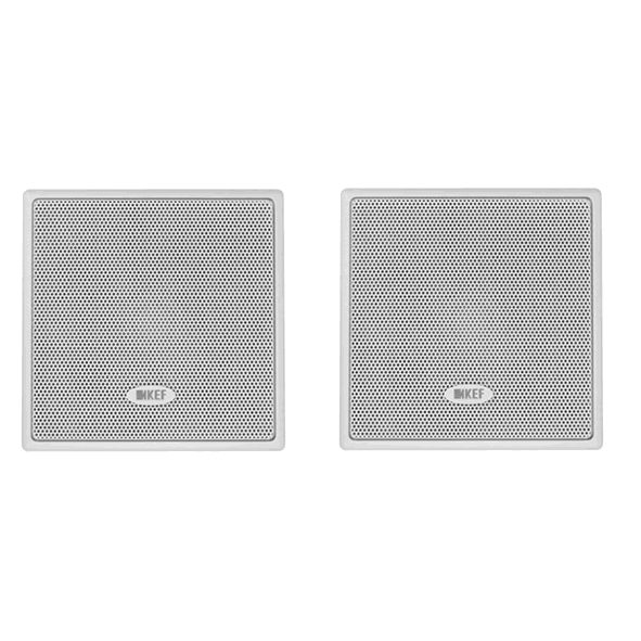 PAIR PACK (x2) KEF Ci100QS UNI-Q speaker SQUARE In Wall/ Ceiling